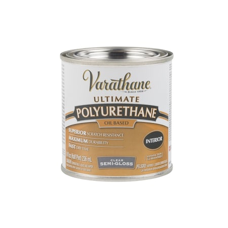 Varathane Varathane Ultimate Semi-Gloss Clear Oil-Based Polyurethane 0.5 pt 6061H